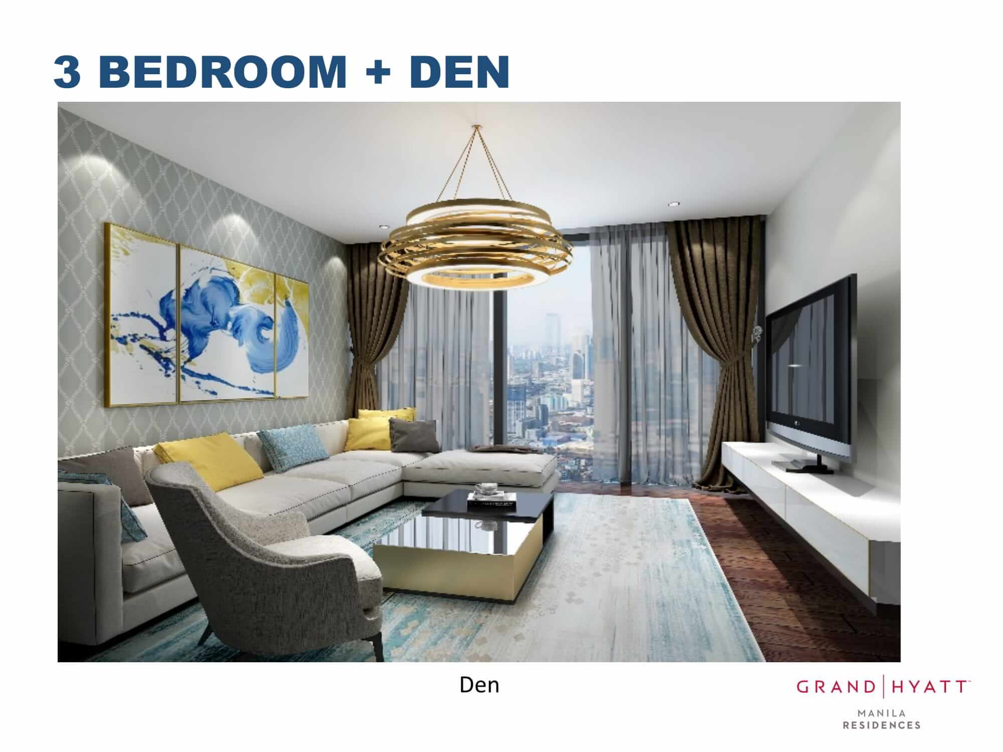 3 BEDROOMS + DEN - GRAND HYATT RESIDENCES GOLD TOWER